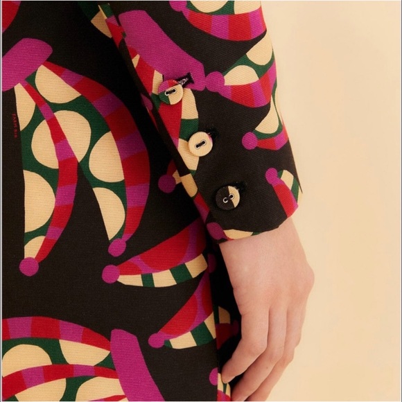 Farm Rio: Colorful Patterned cut out Blazer - Picture 11 of 13